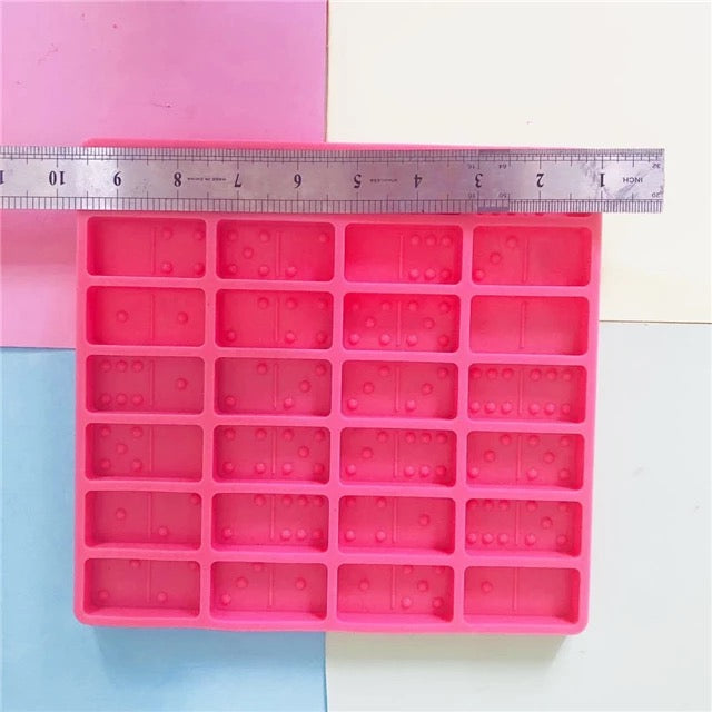 🎲✨ RESIN SHINY SILICONE JUMBO DOMINO MOLD ✨🎲
