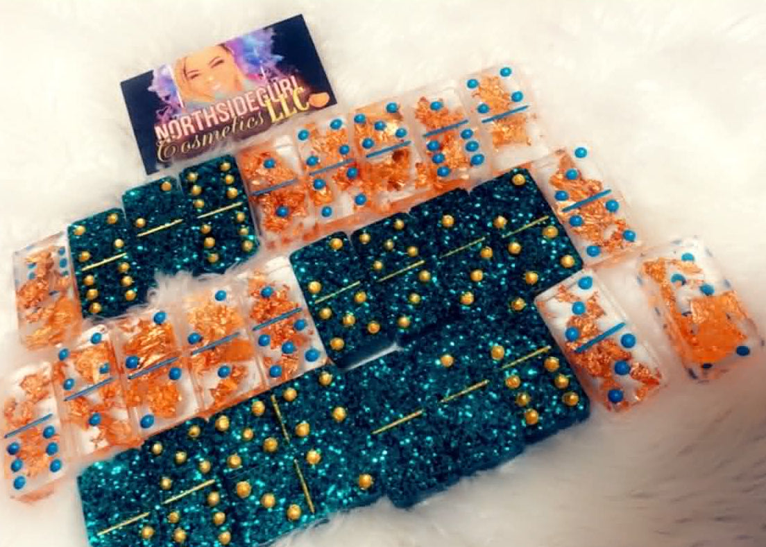 🎲✨ RESIN SHINY SILICONE JUMBO DOMINO MOLD ✨🎲