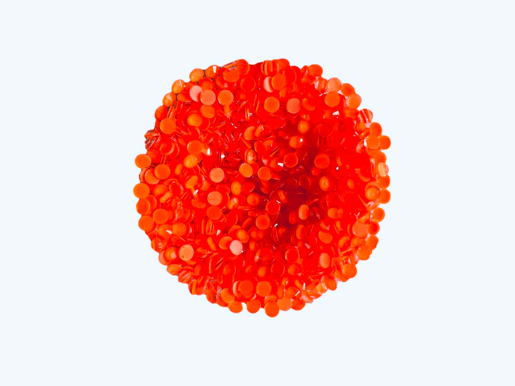 🧡NEON PAPAYA FLAT BACK GLASS RHINESTONES 🧡