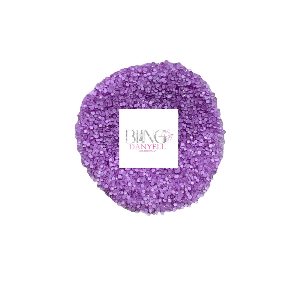💜✨ NEON VIOLET FLAT BACK GLASS RHINESTONES ✨💜