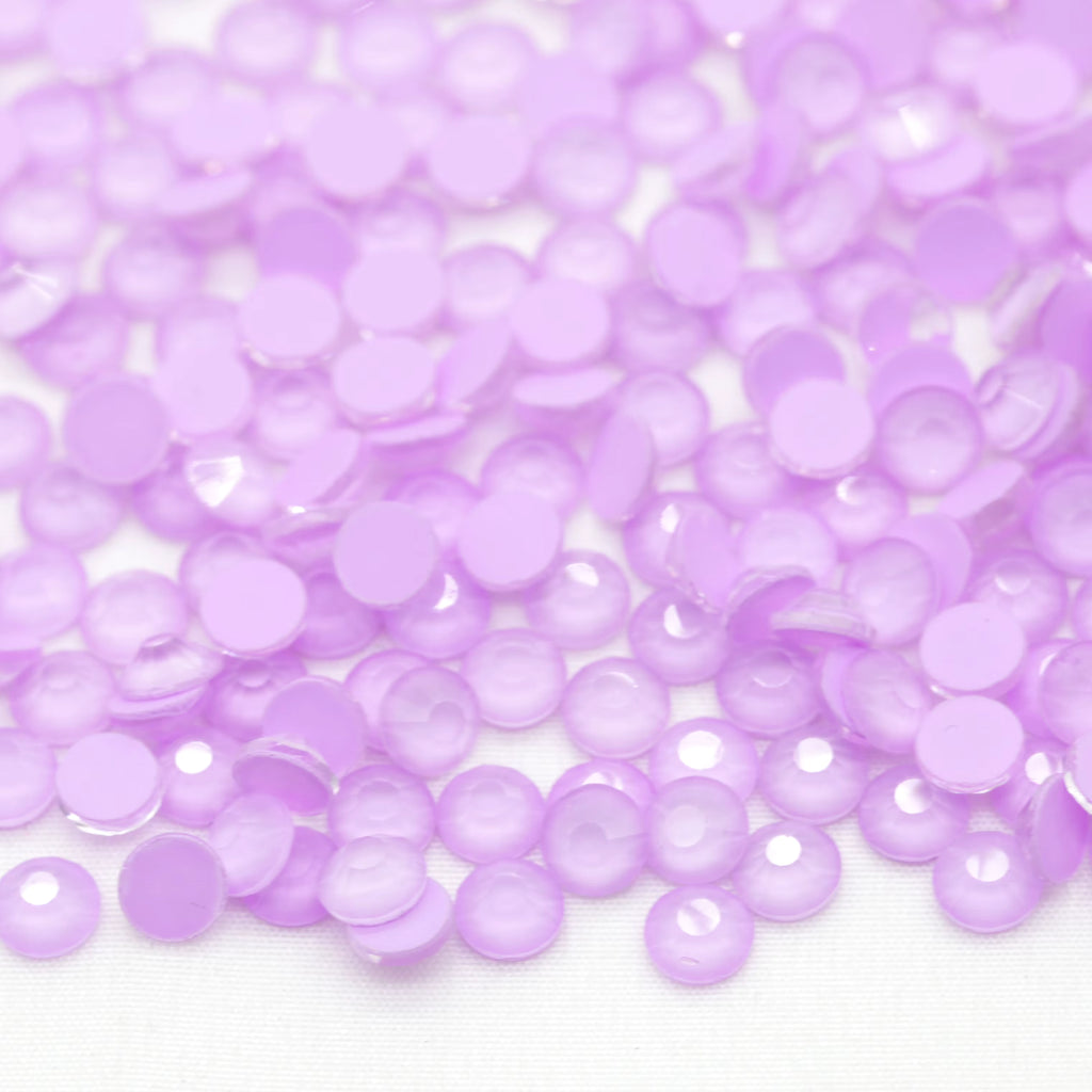 💜✨ NEON VIOLET FLAT BACK GLASS RHINESTONES ✨💜
